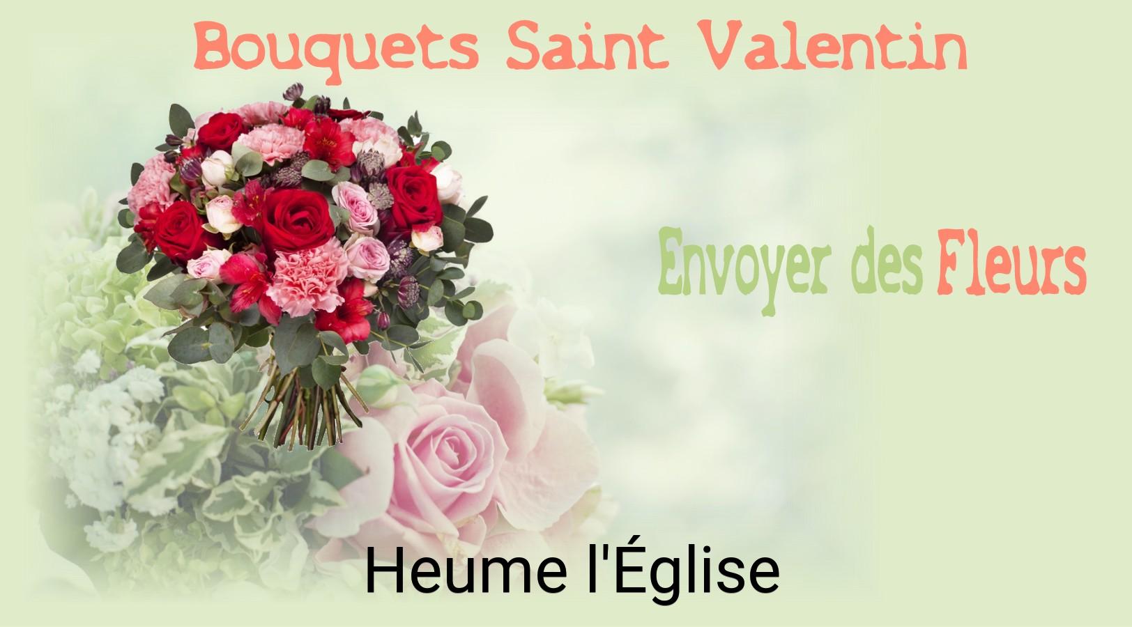 Roses de Saint-Valentin livrées à Heume-l'Église